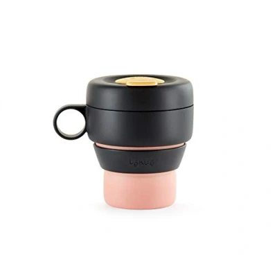 Bild av Lékué Mug To Go, kaffekopp, vikbar, återanvändbar, 100% lufttät, 350 ml, polypropen, korallröd