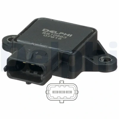 Bild av Gasspjällslägesgivare DELPHI SS10563 12B1