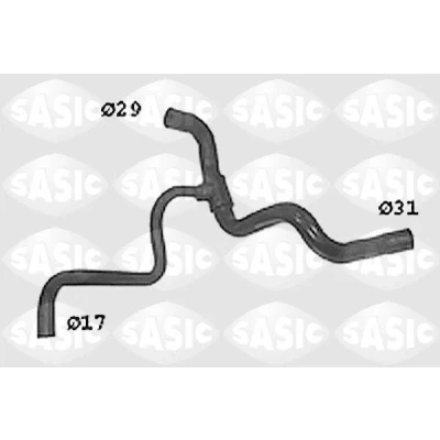 Bild av SASIC SWH4295 Durite De Refroidissement gauche inférieur RENAULT: MEGANE Scenic, 1, 1 Coach