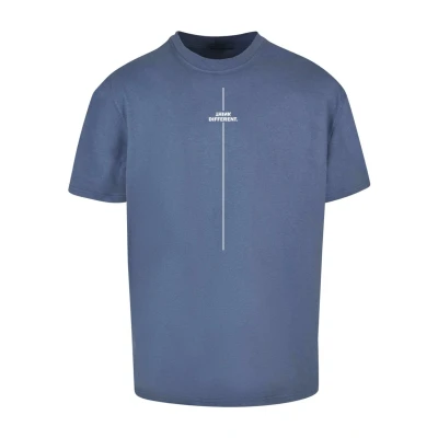 Bild av Merchcode Think Different Heavy Tshirt med print, Storlek: Large, Vintageblue