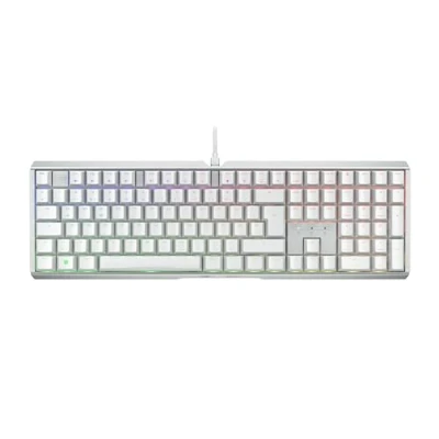 Bild av CHERRY XTRFY MX 3.1, Mekaniskt Gaming Tangentbord, Tysk Layout (QWERTZ), RGB Belysning, Aluminiumfodral, USB A Port, MX2A BROWN Brytare, Vit