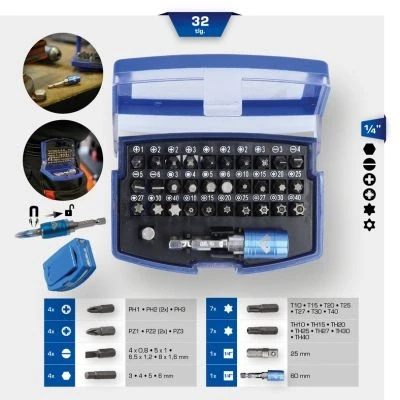 Bild av KS TOOLS BT053032 Coffret d&#039;embouts pour tournevis 32