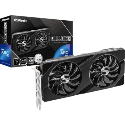 Bild av Vaizdo plokštÄ— ASROCK Arc A750 Challenger D 8 GB OC GDDR6 PCI E 4.0 2xDP 2xHDMI