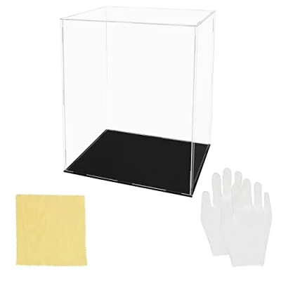 Bild av Belle Vous Klara Akryl Fodral Uppvisning Ställ Uppsättning 25 x 20 30 cm Stor Dammsäker Låda för Actionfigurer, Leksaker, Minifigurer, Samlingar &amp; Modeller