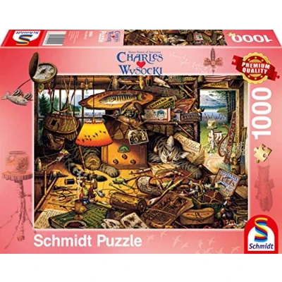 Bild av Schmidt Spiele 59994 Max i Adirondacksbergen, 1000 bitar pussel En storlek
