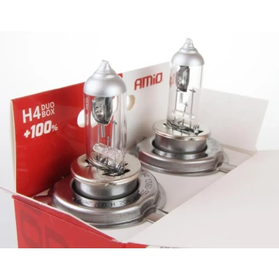 Bild av AMiO 01402 Ampoule, projecteur longue portée H4 55W P43t Halogène RENAULT: CLIO 2, TRAFIC 2 Kasten, TWINGO VOLKSWAGEN: Polo V 3/5 portes, GOLF 3
