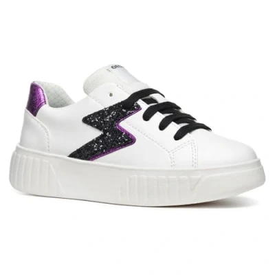 Bild av Geox Flicka J Mikiroshi Girl A Basket, Vit lila, 32 EU