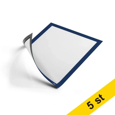 Bild av Durable 486907 inforam Duraframe Magnetic A4, magnethäftande på metallytor, 5 pack, mörkblå