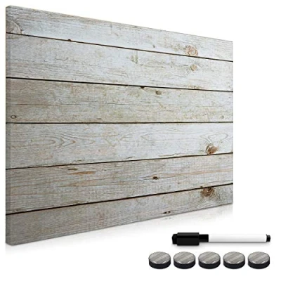 Bild av Navaris Magnettavla magnetisk pinnvägg memoboard för märkning 70 x 50 cm anteckningstavla olika Designs tavlan tvättbart med magnetstift