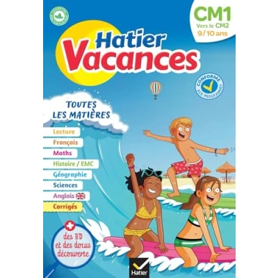 Bild av Hatier vacances Cahier de 2024 du CM1 vers le CM2 9/10 ans: pour réviser son année dans toutes les matières