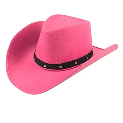 Bild av Boland Cowboy hatt Wichita, filthatt, sheriff, vilda västar, utklädnad, kostym, karneval, temafest, rosa