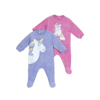 Bild av Chicco SET 2 Pieces Nattdräkt för barn, Storlek: 74, Violet