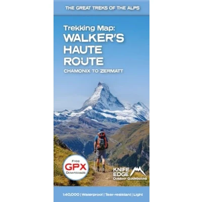 Bild av Walker&#039;s Haute Route: Chamonix to Zermatt: Trekking Map the Great Treks of Alps: 2