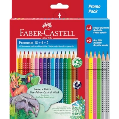 Bild av Faber Castell 201540 Färgpennor, 24 stycken, Flerfärgad