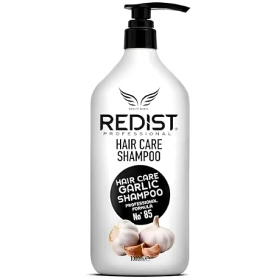 Bild av Redist Garlic Hair Care Shampoo 1 000 ml Hårschampo med vitlök Intensivt reparerande hårbehandling Anti håravfall för kvinnor och män sprött torrt skadat hår Sarimsak Sampuan