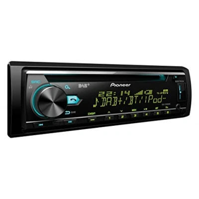 Bild av Pioneer DEH X7800DAB, 1DIN bilstereo, CD spelare med RDS, FM och DAB/DAB+ spelare, CD, Bluetooth, MP3, USB, AUX ingång, Bluetooth handsfree, Kompatibel Android iPod/iPhone