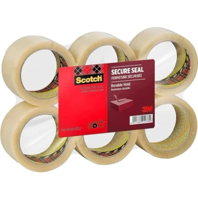 Bild av Scotch HV5066FT förpackningstejp, Heavy, 6 rullar, 50 mm x 66 m, transparent