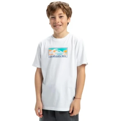 Bild av Quiksilver Gradient BOX Tshirt med print för barn, Storlek: 140, Wbb