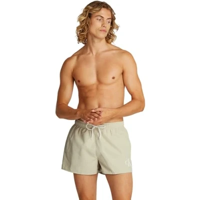 Bild av Calvin Klein Swimwear Drawstring Surfshorts, Storlek: Large, Pelican