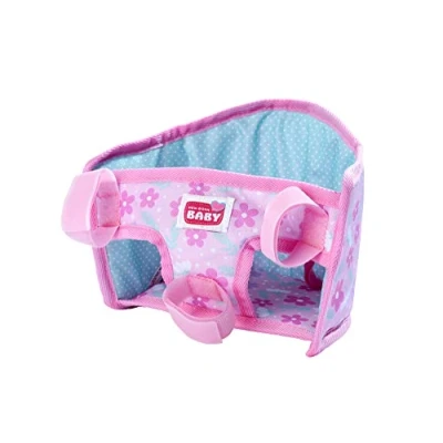 Bild av Simba 105560018 New Born Baby Docktillbehör Cykelsits i Textil med Säkerhetsbälte, Passar 30 43 cm Dockor, Från 3 år
