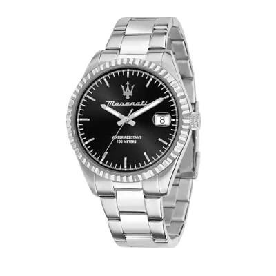 Bild av Maserati Competizione DIAL BR SS Klocka, Storlek: One Size, Silber schwarz