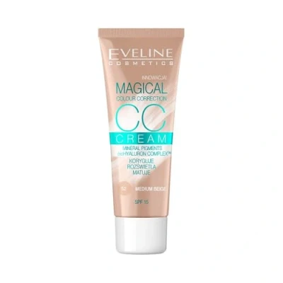 Bild av Eveline Cosmetics Magical Color Correction CC multifunktionell foundation, 30 ml, nr 52 medium beige
