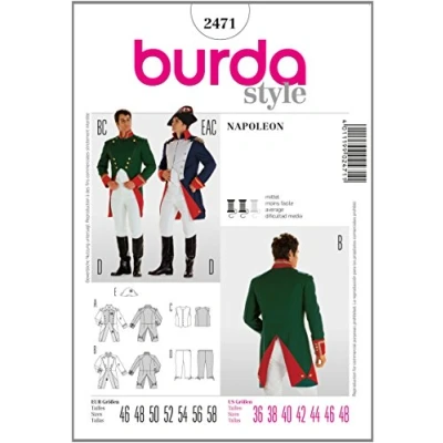 Bild av Skärmönster Burda 2471 historisk kostnad? m St. 4658