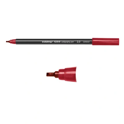 Bild av Edding 1255 Kalligrafi Penna — Spetsbredd: 2 mm Rouge Cramoisi