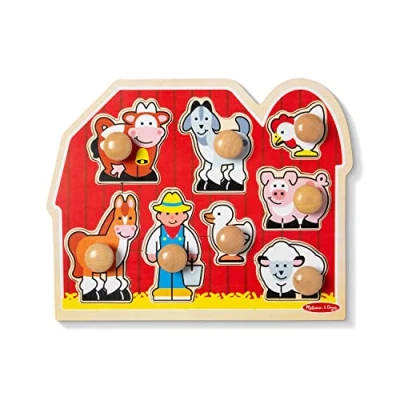 Bild av Melissa &amp; Doug Pussel Bondgård 8 Bitar