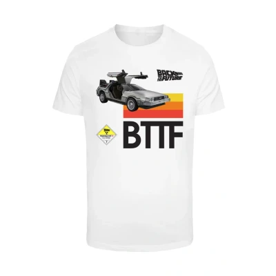 Bild av Merchcode Retro 85 BTTF Tshirt med print, Storlek: Large, White