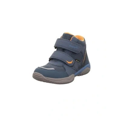 Bild av Superfit Pojkar Storm sneakers, Blå orange 8040, 25 EU smal