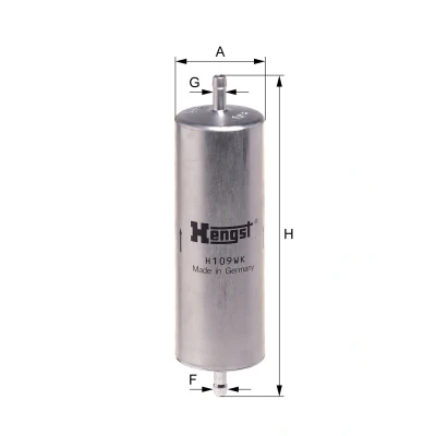 Bild av HENGST FILTER H109WK Filtre à Carburant de conduite BMW: 3 Berline, Coupe, 5 BERTONE: Freeclimber 2