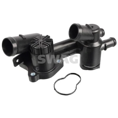 Bild av SWAG 33 10 0796 Thermostat d&#039;eau 80, 89 avec joint d&#039;étanchéite commutateur de température boîtier VOLKSWAGEN: GOLF 6, Polo V 3/5 portes