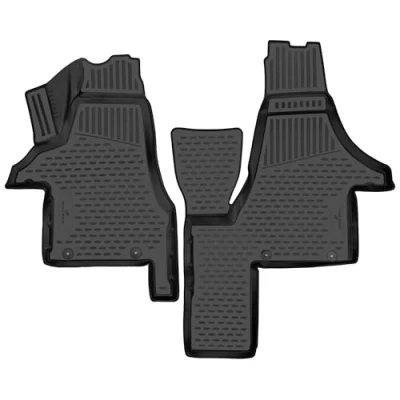 Bild av WALSER XTR 75316 Ensemble de tapis sol étanche Caoutchouc avant noir Sur mesure