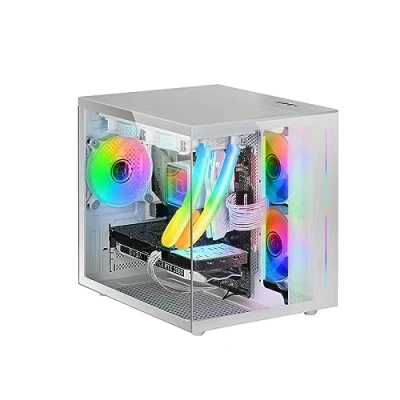 Bild av MARSGAMING MC VIEW Datorschassi, Vit, 35.2 x 27.6 33 cm