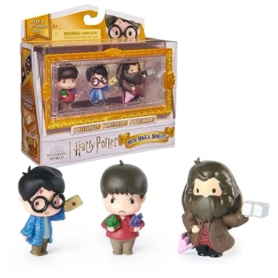 Bild av Wizarding World Spin Master Potter CllctbleMltPckHarryandDudley, enfärgad, färg (ny) Harry, Hagrid &amp; Dudley, 1, 6067402