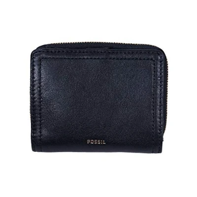Bild av Fossil damklocka Logan RFID Mini multifunktionell plånbok 11,1 cm L x 2,5 B 8,9 H, svart, 11.1125 2.54 8.89