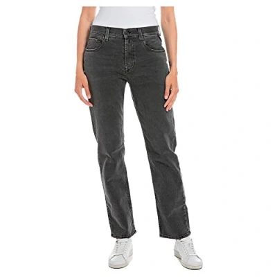 Bild av Replay Dam Maijk raka jeans, 097 mörkgrå, 3030, Mörk grå, 30W x 30L