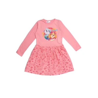 Bild av Paw Patrol klänning för flickor Skye &amp; Everest kläder meshkjol långärmad ROSA, 122/128 cm