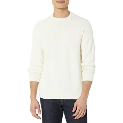 Bild av Amazon Essentials herr överdimensionerad passform texturerad bomull rund hals, äggskal vit, XX Large