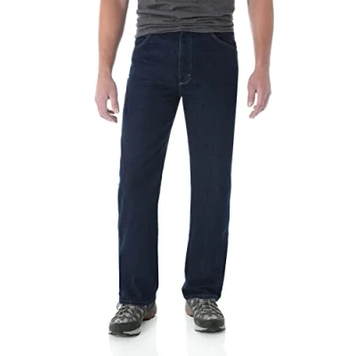 Bild av Wrangler herr, Big &amp; Tall, robusta jeans med klassisk passform, 42W x 32L