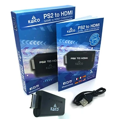 Bild av Kaico Edition Playstation 2 PS2 HDMI Converter to Component Adaptor Play on your TV Retro Gaming Adapter