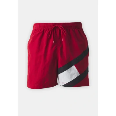 Bild av Tommy Hilfiger Drawstring Surfshorts, Storlek: Small, Red