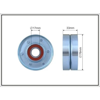 Bild av Styrrulle, drivrem, honda accord vii, tourer civic hatchback viii, cr v iii, fr v, stream, 311709NA023, 31170PNA003, 31170 P