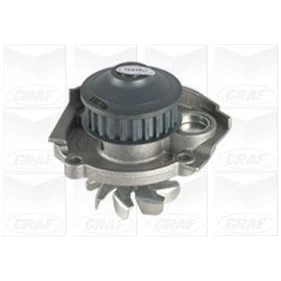 Bild av GRAF PA739 Pompe à eau 24 sans joint d&#039;étanchéite mécanique Tôle d&#039;acier 59,74 pour transmission par courroie de distribution FIAT: Panda I 3/5 portes