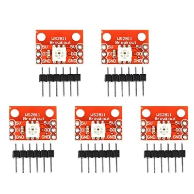 Bild av WS2812 Startmodulkort med oberoende färgkontroll för 5050 RGB LED