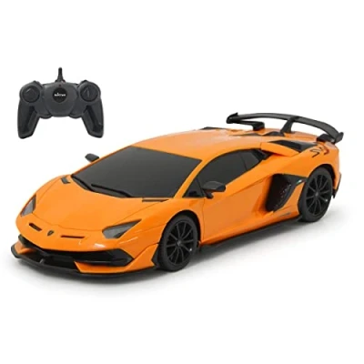 Bild av JAMARA Aventador SVJ 1:24 2,4 GHz officiellt licenserad, upp till 1 timmes restid vid ca 9 km/h, perfekt återbildade detaljer, högkvalitativt utförande, orange