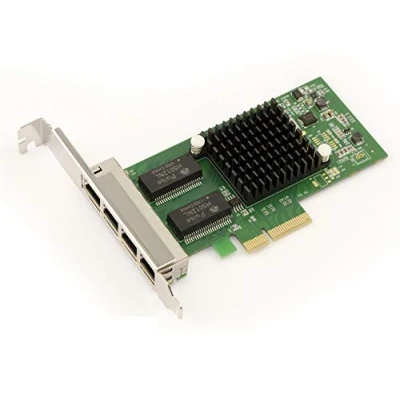 Bild av KALEA INFORMATIQUE 4 portars Gigabit Ethernet över PCIe x4 port nätverksstyrenhet med Intel I350 T4 chipset