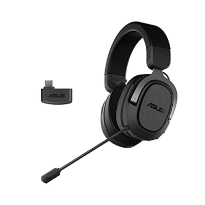 Bild av ASUS TUF Gaming H3 Wireless Headset with 2.4GHz Connection, Virtual 7.1 Surround Sound, Lightweight design and Copatiable PC, Playstation 5 Nintendo Switch