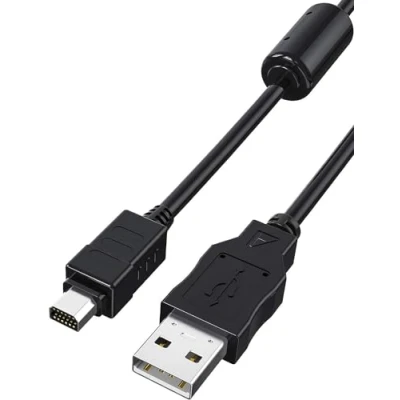 Bild av Olympus CB USB5/CB USB6 USB kabel för Select Camedia/Creator/Evolt/Mju/Pen/Stylus/Tough/Traveller serien digitalkamera (modeller anges nedan) av DragonTrading®